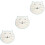 Tapis à griffer en coton blanc pour chat, lot de 3 pièces 4