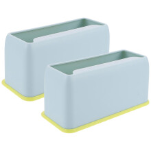 Blue 2-Pack Plastic Scoop Holder Stand for Convenient Home Use