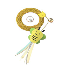 2026 Fun Interactive Boredom Relief Hanging Kitten Teaser Toy Bell Indoor Home Bees