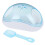 Sky-Blue Plastic Sand Bath House for Chinchilla Pets 1