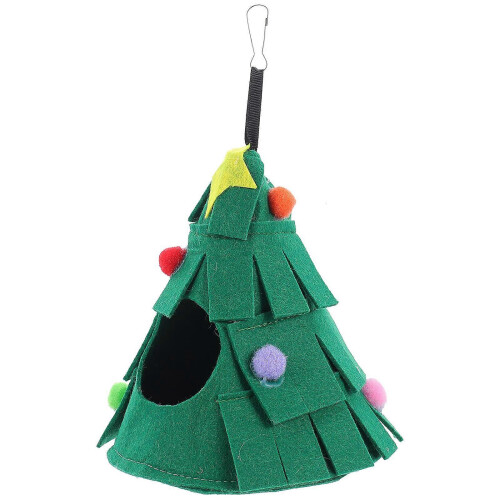 2-Pack Christmas Tree Shape Hamster Hammock Hanging Nest