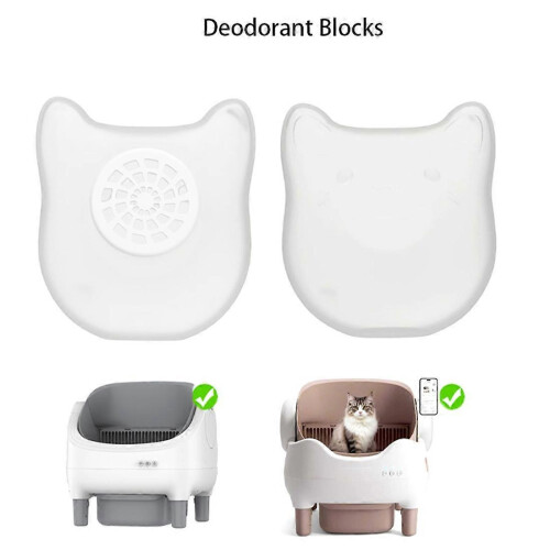 Air Purifying Automatic Cat Litter Box Deodorizer and Deodorization Blocks 1