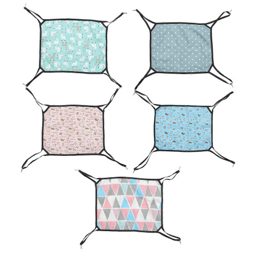 5Pcs Assorted Colors Cat Hammock Hanging Swing Bed Seat Toy 2