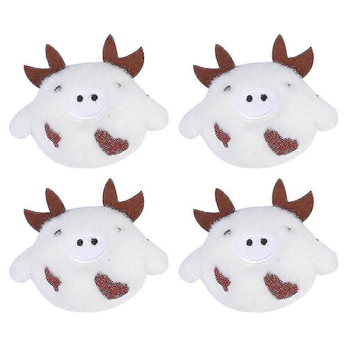 PING 4pcs Cute Plush Catnip Interactive Toys for Indoor Cat Play