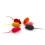 12-Pack Plush Mouse Cat Toy Assorted Color Cartoon Design 1