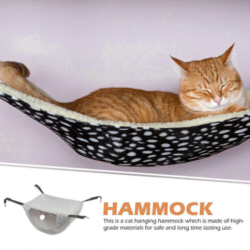 Breathable Cat Cage Hanging Hammock Summer Pet Bed Grey 2