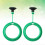 Green Floating Fish Tank Food Ring Feeder 2Pcs 5