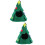 2-Pack Christmas Tree Shape Hamster Hammock Hanging Nest 3