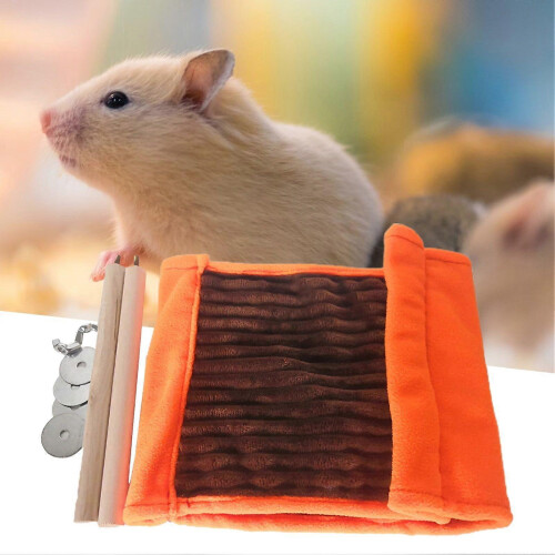 Dual-Layer Small Pet Hammock Chew-Resistant Warm Breathable for Guinea Pigs Hedgehogs 2
