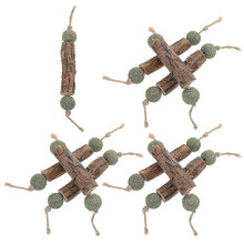 Lot de 10 balles à l'herbe à chat Silvervine pour le nettoyage dentaire