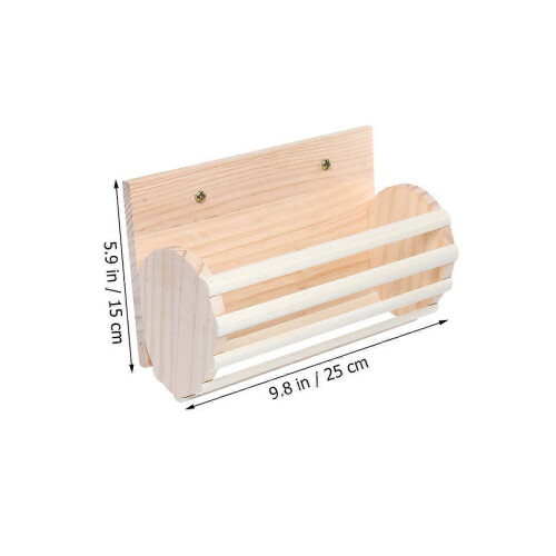 Small Pets Khaki Wooden Hay Rack Feeder 1