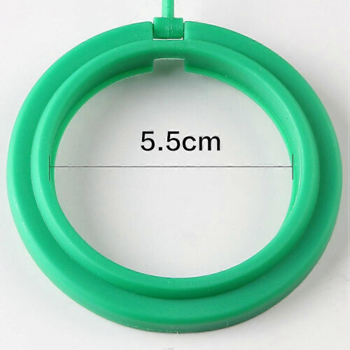 Green Floating Fish Tank Food Ring Feeder 2Pcs 1
