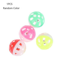 Multicolor Halloween Bell Ball Plastic Cat Dog Pet Toys with Sound S1R0 one-size