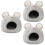 Gemütliches Hamster-Plüschnest, 3er-Pack, Rattenform, warmes Schlafhaus 2