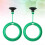 Green Floating Fish Tank Food Ring Feeder 2Pcs 3