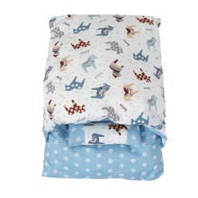 Cozy Blue Cat Sleeping Bag Warm Pet Nest 1 Piece
