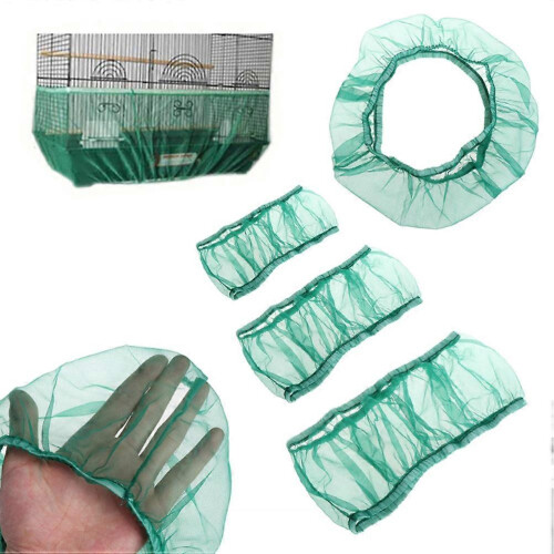 Pet Cage Bird Mesh Net Cover - Includes One Green Unit 1