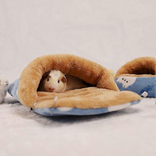 Gemütliches Hamsterbett mit warmem Cartoon-Print 2
