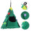 2-Pack Christmas Tree Shape Hamster Hammock Hanging Nest 4