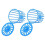 Blue Parrot Feeding Basket 2-Pack for Vegetable Fruit Storage Bird Accessories 4