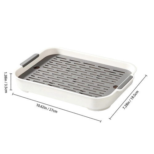 White Rabbit Potty Training Litter Box with Splash-Proof Fence 1