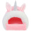 Unicorn-Shaped Warm Hamster Nest for Small Pets 1