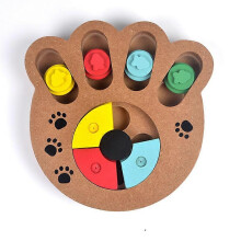 Interactive Cat IQ Treat Ball Pet Feeder Bowl Food Dispenser for Kitten Puppy Playing