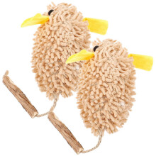 Lot de 2 souris en peluche interactives à l'herbe à chat pour chatons d'intérieur.