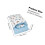 Cozy Blue Cat Sleeping Bag Warm Pet Nest 1 Piece 2