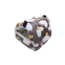 Nid hamac chaud pour cochon d'Inde, hamster, écureuil et chinchilla - Accessoires pour cage d'animaux - Marron foncé XS