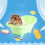 Bac à sable en plastique rose pour hamster 4