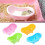 Bac à sable en plastique rose pour hamster 2