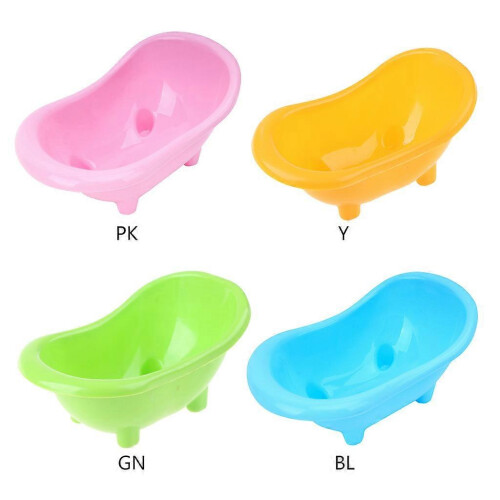 Bac à sable en plastique rose pour hamster 2