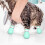 Silicone Cat Paw Protector 4 Pack Adjustable Anti Scratch Boots Foot Cover Home Bathing 3
