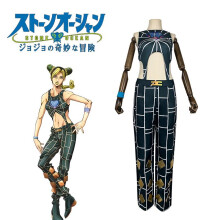 (Empty Xulun Set, XXXL) JOJO's Bizarre Adventure Jolyne Cujoh Cosplay Costume Anime Outfit Halloween Party Role Playing