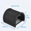 (1pcs, sliver) +Microphone Doublelayer Antispray Net Ushaped Windscree C4B3 1