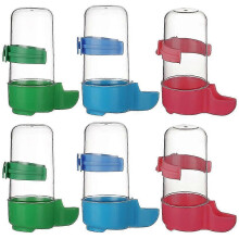 6Pcs Bird Cage Water Feeders Random Color Set