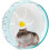 17.5cm Noiseless Hamster Running Wheel for Small Pets 1