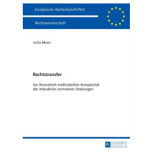Rechtstransfer Zur theoretischmethodischen Komplexitaet der Interaktio