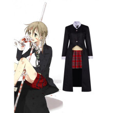 (Soul eater marka complete set, XL) Soul Eater Maka Albarn Cosplay Costume, Cartoon Character Outfit for Halloween Stage Performance, Role Play Set