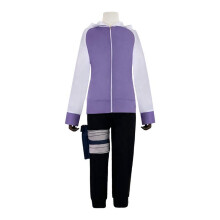 (single coat, M) Naruto Hinata Hyuga Cosplay Costume for Women Anime Halloween Role Play Outfit Set
