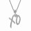 Collar de moda para mujer, colgante con cadena de cuerda 1