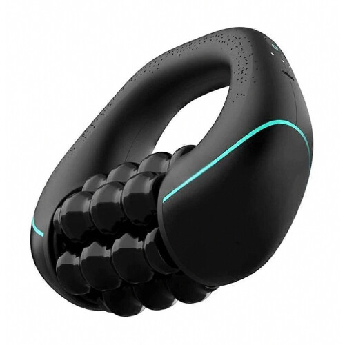 Electric Handheld Rolling Massager, Rechargeable Portable Deep Tissue Massager for Back, Neck and Shoulders