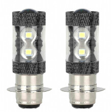 Headlight for Yamaha Raptor 700 700R 2006-2018, 100W 6000K White LED Bulb, High Brightness Off-Road Replacement