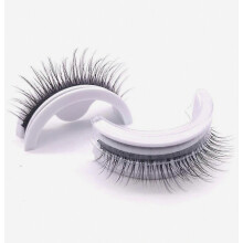 Reusable Self-Adhesive False Eyelashes Full Strip, Glue Free, Natural Looking, Lightweight and Comfortable for Daily Wear