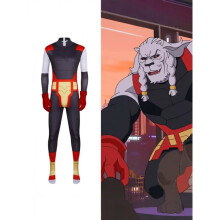 (Frenzy beast sock complete set, L) Invincible Cosplay Costume Set Oliver Grayson & Rex Splode Superhero Outfit for Halloween