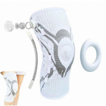 Ginocchiera sportiva regolabile con manopola, supporto per il ginocchio per corsa e basket, destra, confortevole e stabile