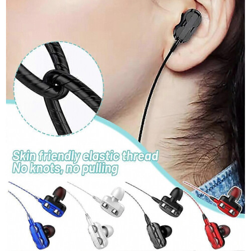 Auricolari cablati stereo in-ear dal design alla moda con microfono integrato 1