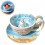 Tazza da caffè con design oceanico, accessorio da scrivania per ufficio e studenti 1
