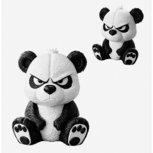 Statuina Panda Stampata in 3D da Scrivania, Compagno Decorativo in Arte Testurizzata, Idea Regalo Originale e Originale, Stile Stravagante